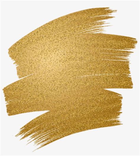 Download Transparent Gold Ink Brush Stroke Pngkit