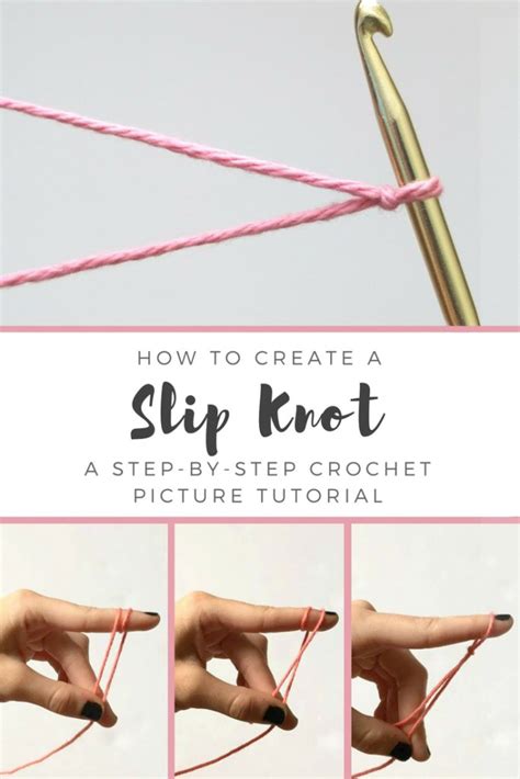 A video showing step by step how to tie a quick release knot for horses. Slip Knot Crochet Tutorial - Sigoni Macaroni