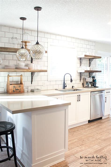 Contemporary kitchen cabinetry st louis homes lifestyles. Rustic Industrial Kitchen Shelves | So Much Better With Age