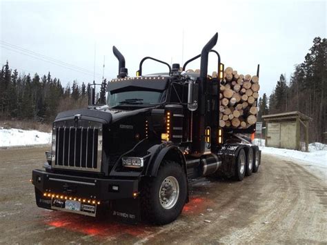 kenworth t800 log truck big rig