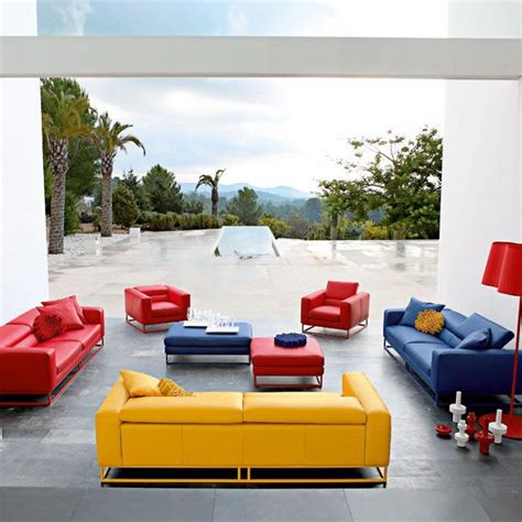 High end leather sofa, affordable leather sofa, canadian leather sofa located at toronto, ontario having leather furniture dealer in toronto, brampton, vaughan, pickering, mississauga, milton. Colorful Sofas Living Room Designs | Yellow living room ...