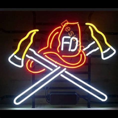 Fire Department Fd Neon Sign