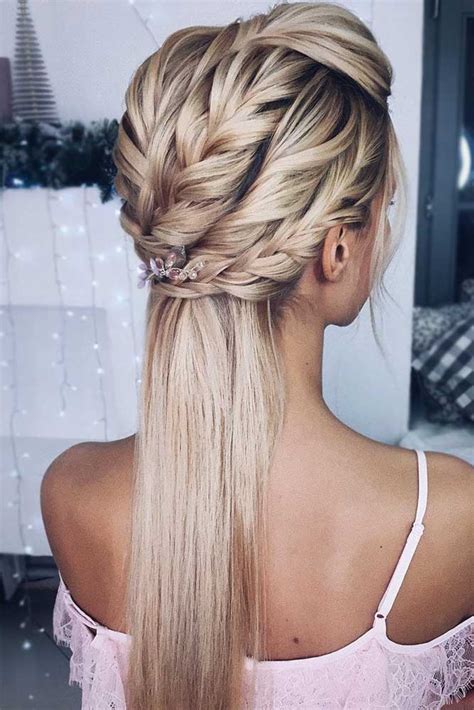 Prom Hairstyles With Braids Half Up Half Down