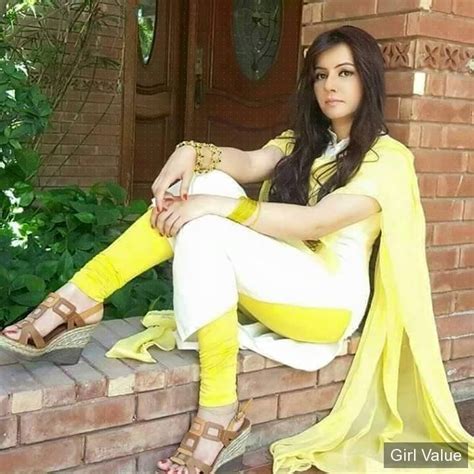 Pakistani Girl In White And Yellow Salwar Kameez Pakistani Girl Girls Bra Girl