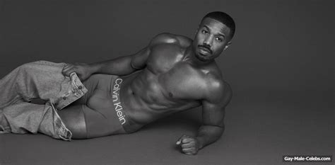 Michael B Jordan Posing In Sexy Calvin Kleins Underwear The