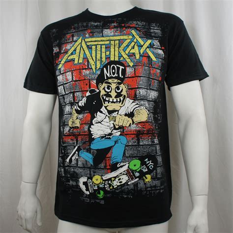 Anthrax T Shirt Skater Guy Grunge Merch2rock Alternative Clothing