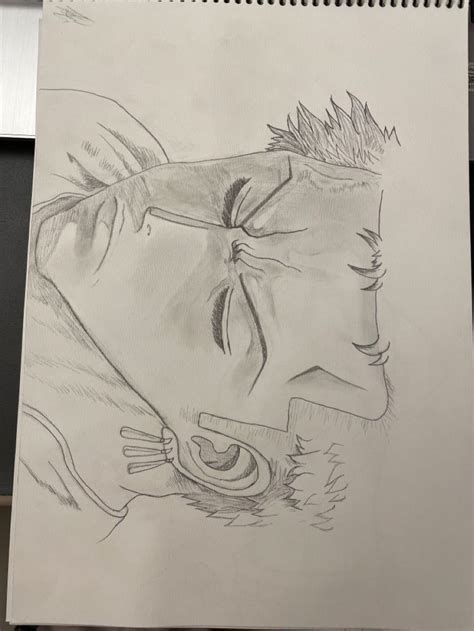 Roronoa Zoro Dibujo A Lapiz One Piece Dibujos