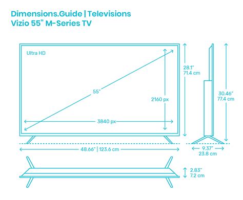 Samsung Tv Dimensions Chart