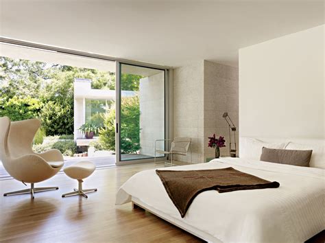 You can reinforce a bedroom door in many different ways, however, quite a few of them simply do if you want to secure your bedroom door from both the inside and outside, often it's best to use some. Modern Neutral Bedroom with Sliding Doors to the Outside ...