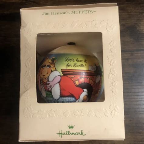 Vintage 1981 Hallmark Unbreakable Satin Ornament Jim Hensons The