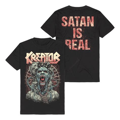Bravado Never Die Satan Is Real Kreator T Shirt