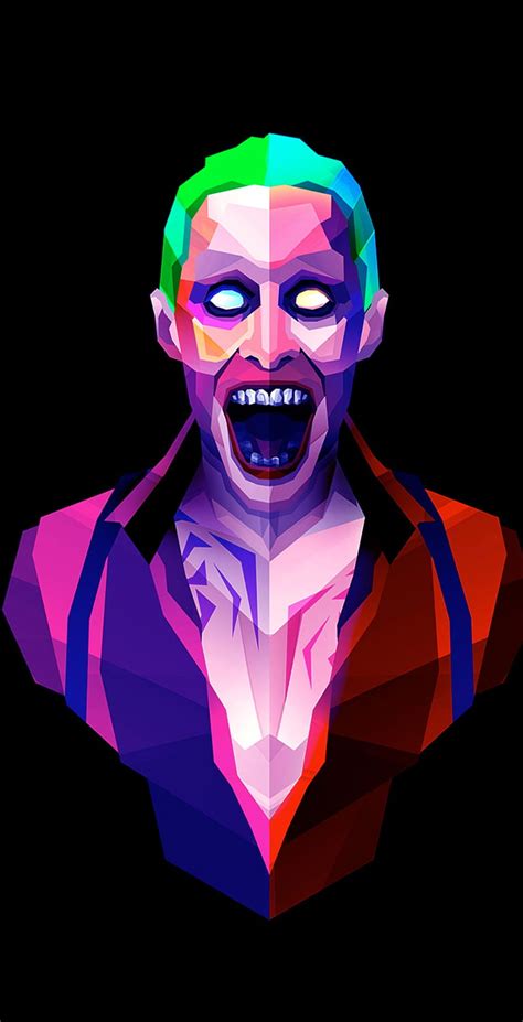 Cracked Clown Art Joker Justin Maller Hd Phone Wallpaper Peakpx