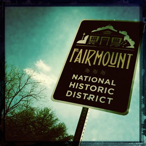 Fairmount National Historic District Sign Magnolia Avneue Flickr