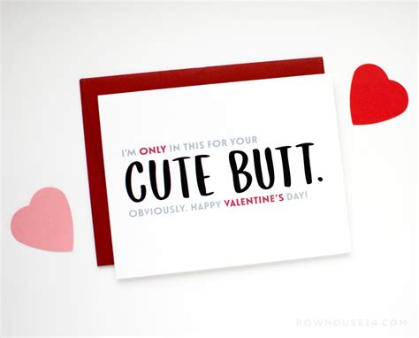 Funny Valentine Card Sexy Valentines Day Card Card
