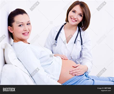 Doctor Touches Bellys Image And Photo Free Trial Bigstock