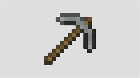 Minecraft Stone Pickaxe Download Free 3d Model By Cove989 86699e3