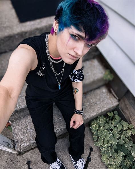 genderfluid hair college fits cross necklace pride hair colors instagram quick fashion