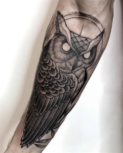 Owl Tattoo A Symbol Of Wisdom And Intelligence Body Tattoo Art