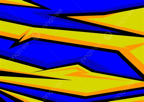 Racing Background Abstract Stripes With Blue Black And Yellow Free