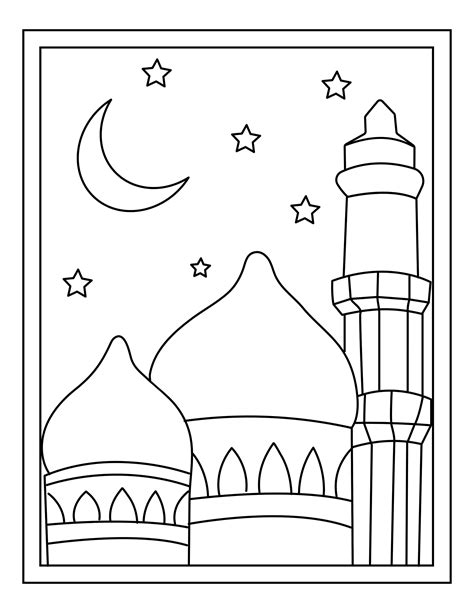 Ramadan Printable Coloring Pages Etsy Uk