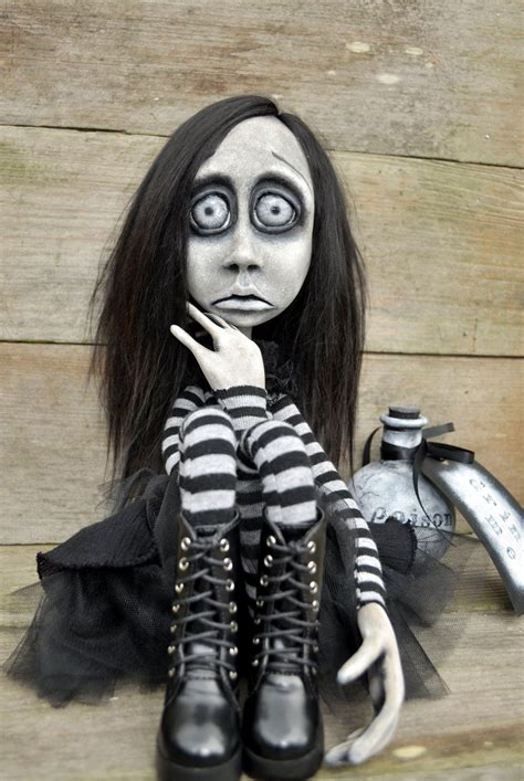 gothic art doll creepy possessed girl elza 30 scary dolls gothic dolls creepy dolls