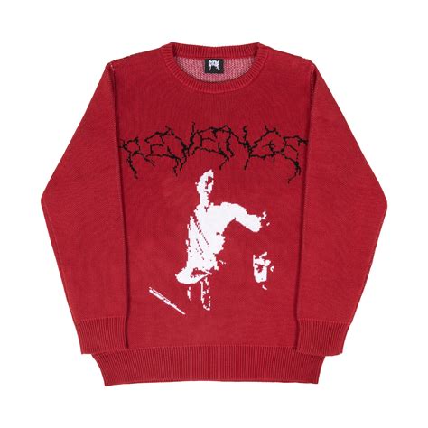 Revenge David And Goliath Knit Sweater Revenge Official Clothing