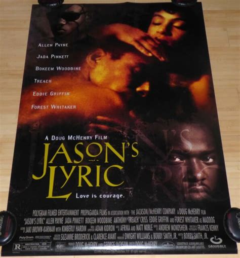 Jasons Lyric 1994 Orig Rolled Ds 1 Sheet Movie Poster Jada Pinkett