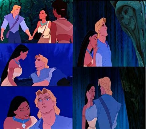 Pocahontas And John Smith Kiss John Kisses Pocahontas Hand