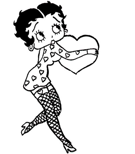 Betty Boop Coloring Pages Coloring Pages To Print Coloring Home