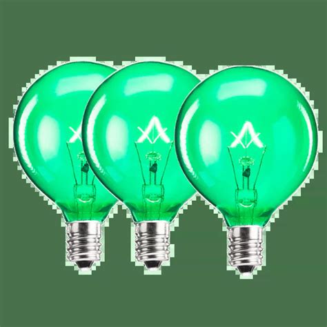 25 Watt Scentsy Light Bulbs Green 3 Pack