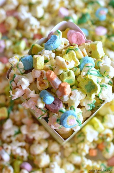 Lucky Charms Popcorn A Night Owl Blog Recipe Lucky Charms Recipes