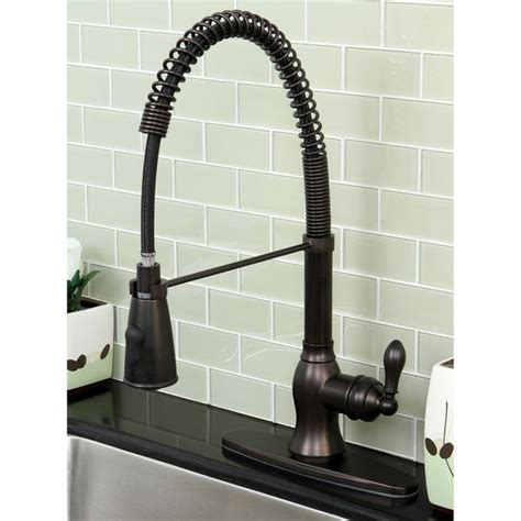 Oil rubbed bronze bathroom sink faucets. American Classic Modern Oil Rubbed Bronze Spiral Pull-down ...