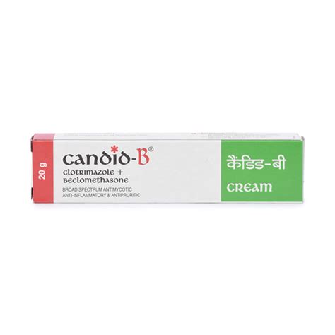Candid B Cream 20 Gm Beclometasone Topical With Clotrimazole Topical