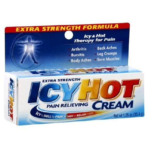 Icy Hot Extra Strength Pain Relieving Cream 1 25 Ounce