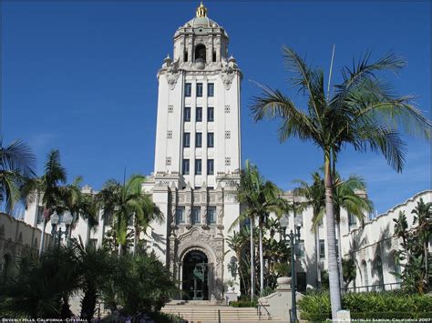 Beverly Hills California ~ City Hall Rathaus Radnice A Photo On