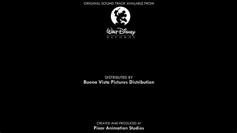 Buena Vista Pictures Distributionpixar Animation Studiosbuena Vista