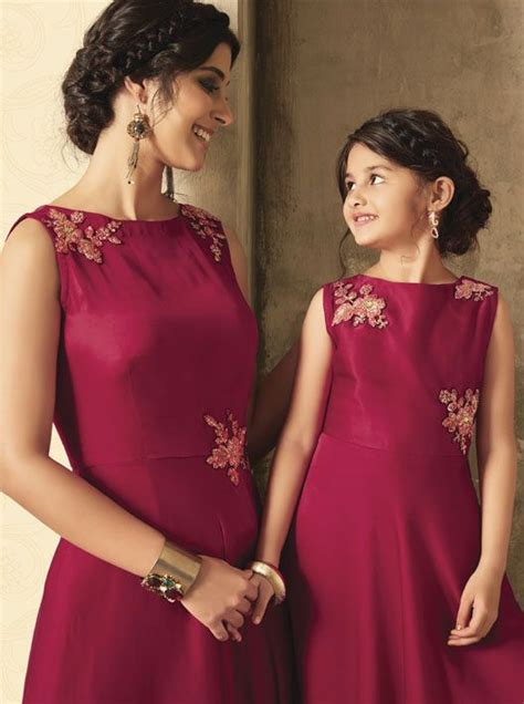 Karma Mother And Daughter Designer Gown Collection Karma Tc 16002 To Tc 16007 Seri Mother