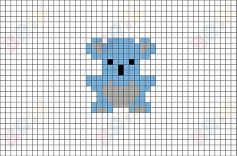Koala Pixel Art Pixel Art Koala Hama Beads Animals