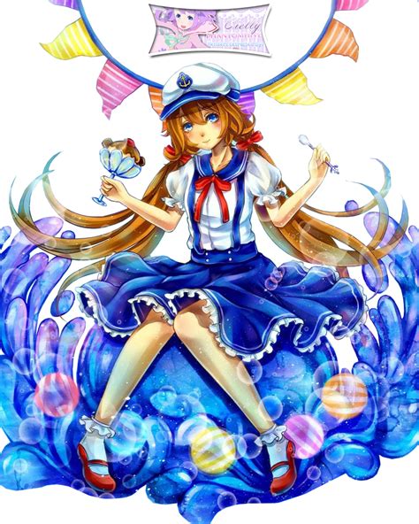 Cute Sailor Anime Girl With Waves Extracted Byciel By Ciellyphantomhive