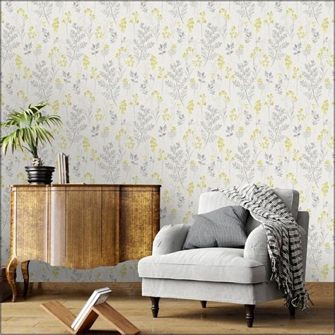 Plain Grey Wallpaper Living Room Living Room Home Decorating Ideas