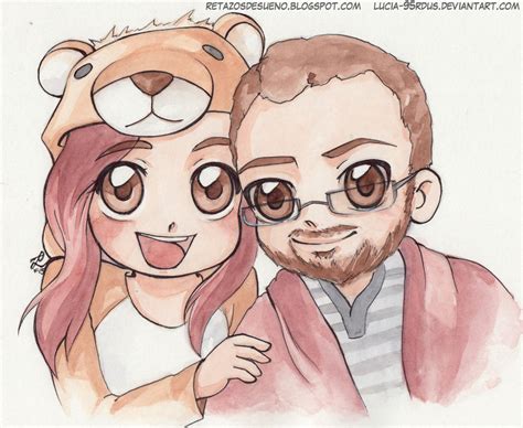 Chibi Couple 2 Commission By Lucia 95rdus On Deviantart