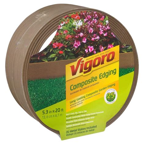 If you want to install landscape edging on your property, you'll probably use either plastic, brick, or metal edging. Vigoro UPC & Barcode | upcitemdb.com