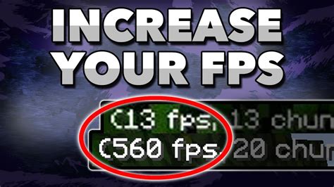 How To Get More Fps In Minecraft Fps Boost Youtube