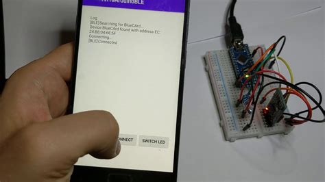 Control From Android Through Bluetooth A Led Connected To An Arduino