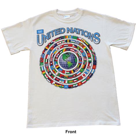 Buy United Nations Cotton T Shirt Flagline
