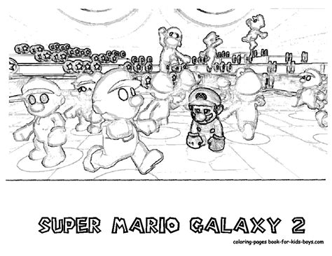 On october 1, 2013, a new kirby game for the nintendo 3ds was announced, later named kirby: transmissionpress: Nintendo Super Mario Galaxy 2 Coloring ...
