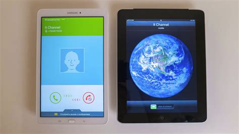 Samsung Galaxy Tab Vs Apple Ipad Incoming Call Youtube