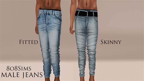 Sims 4 Ccs The Best Male Jeans By 8o8sims
