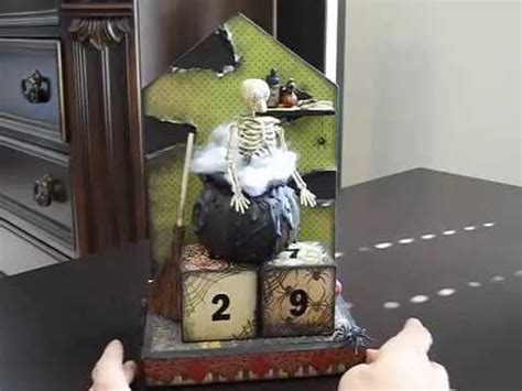 I don't have any of these things in my house. Creepy Witch's Lair Halloween Countdown Home Decor! - YouTube