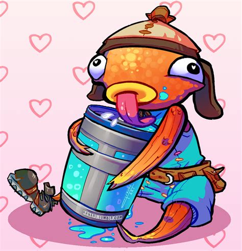 20 fishstick fortnite wallpapers on wallpapersafari fortnite wallpapers hd desktop and mobile fortnite wallpapers Being on land so much made Fishstick thirsty. So I drew ...
